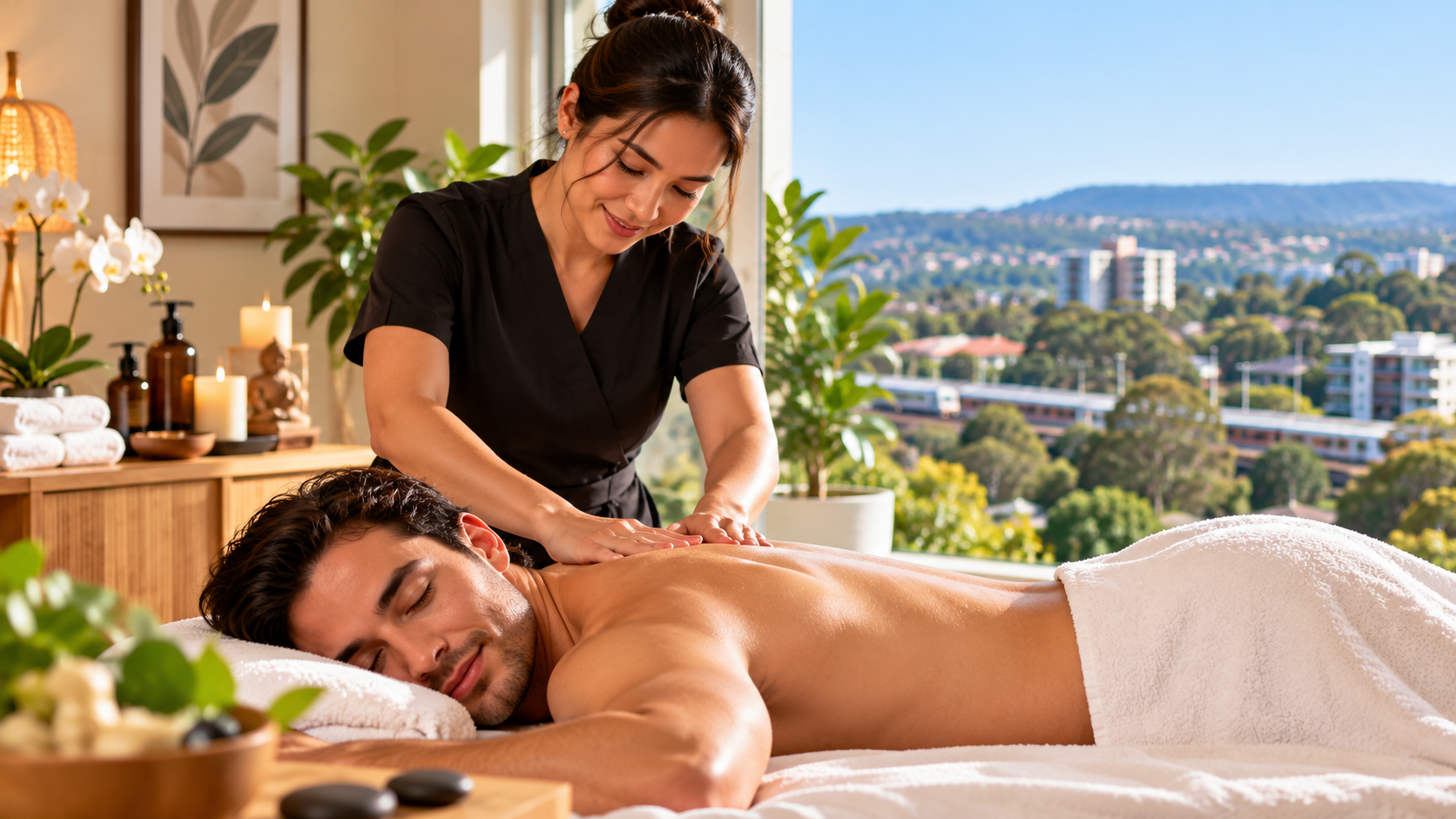 Professional massage service in South-Western Sydney